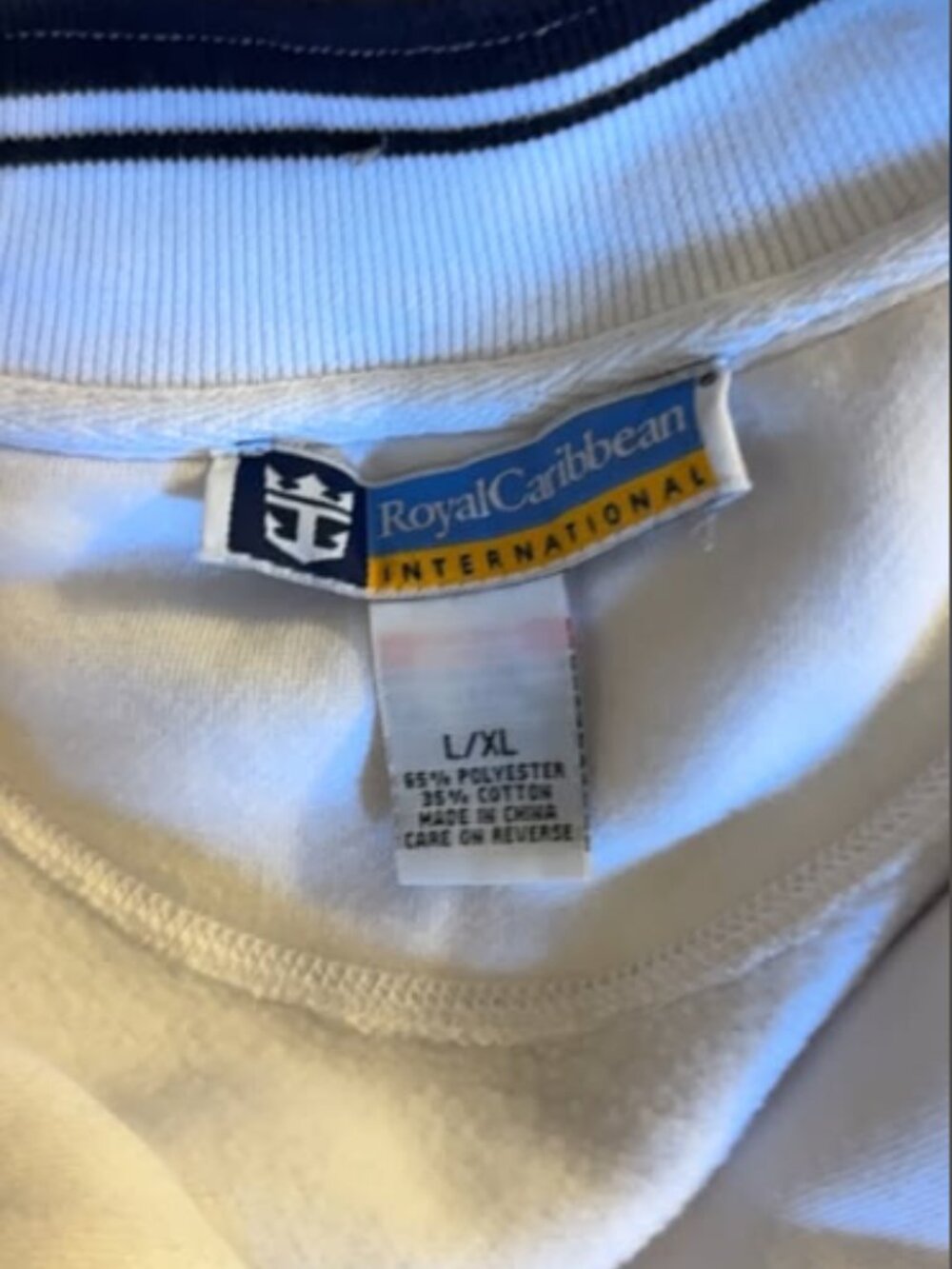 Royal Caribbean White Quarter Zip Sweatshirt (unisex) - Picture 3 of 4